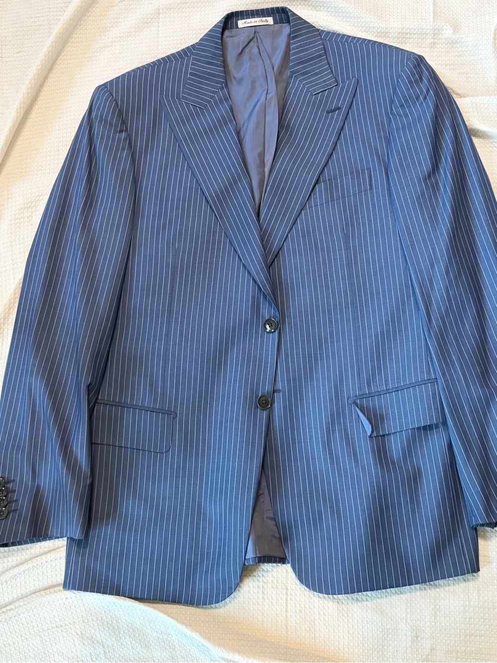 Pal Zileri made in Italy Pinstripe Men's Blazer - Classic Two-Button Suit Jacke